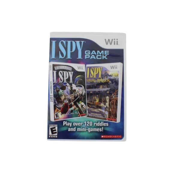 I Spy Game Pack - Ultimate / Spooky Mansion (Nintendo Wii, 2009) CIB Complete - Picture 1 of 3